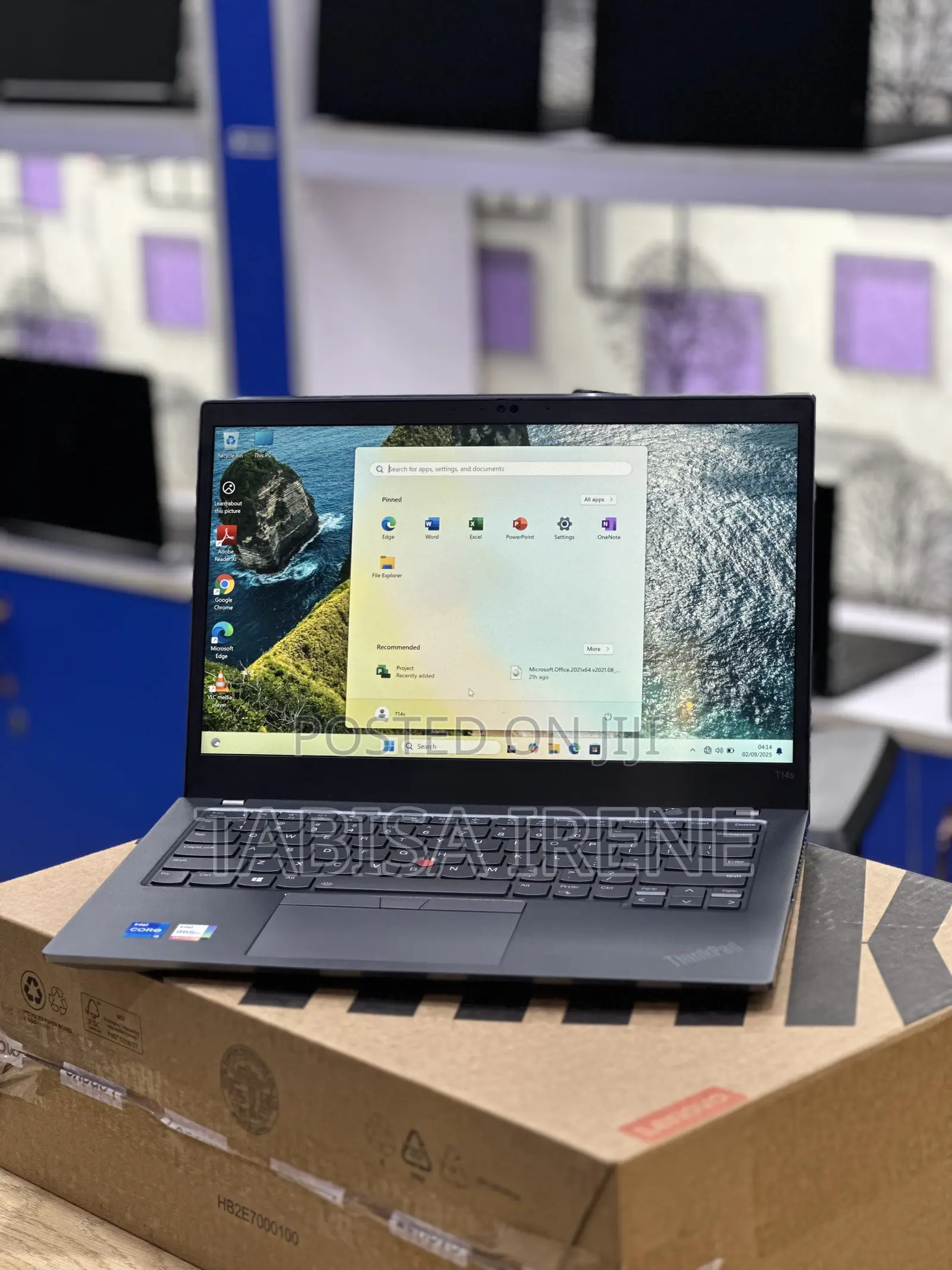 New Laptop Lenovo ThinkPad T14 G4 16GB Intel Core I7 SSD 512GB