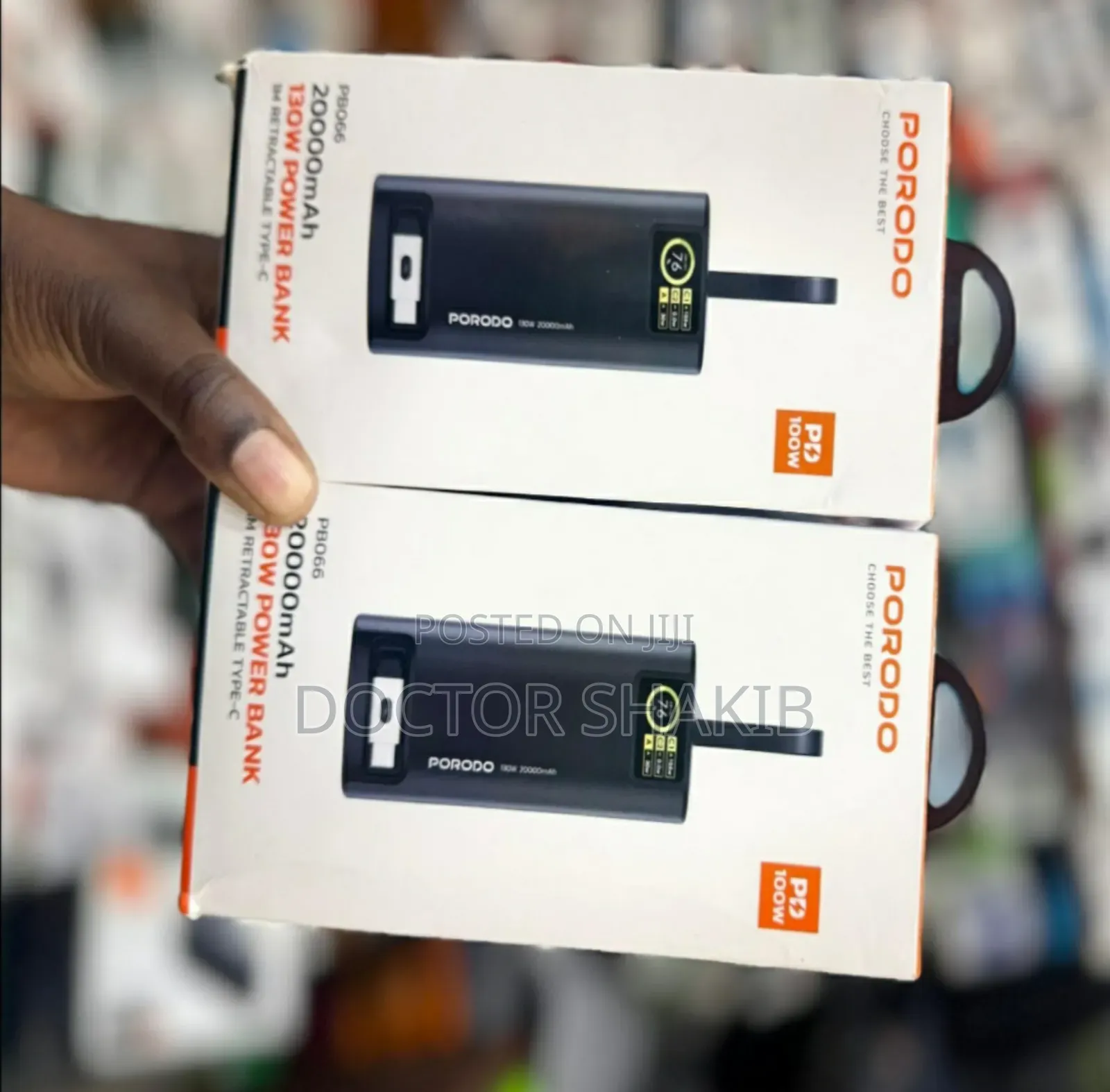 Brand New Porodo 20,000mah 130w Power Bank Pb066