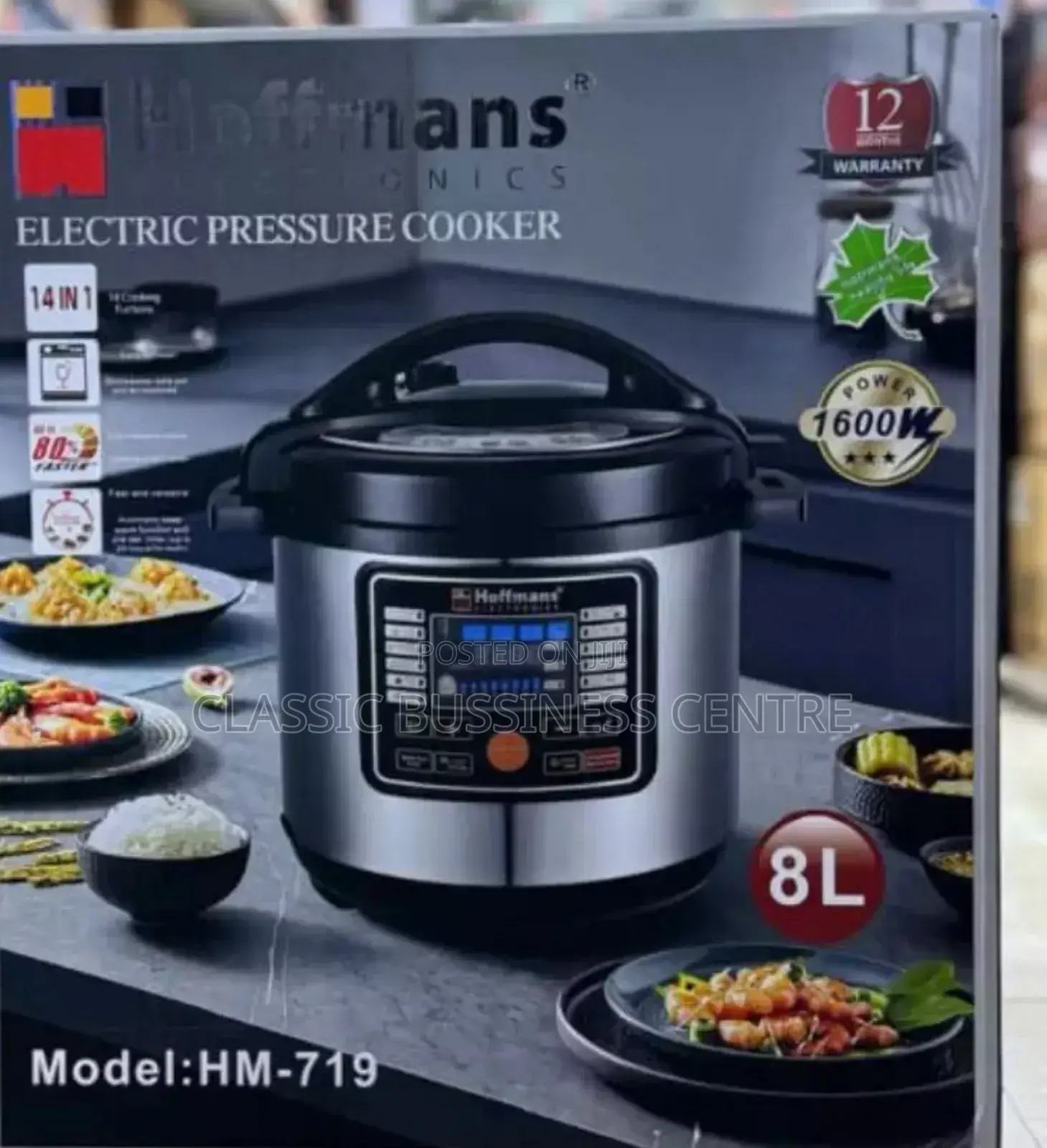Electric Pressure Cooker 8l