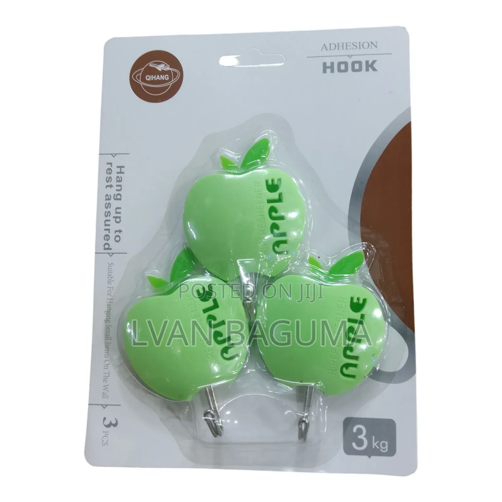 Different Designs Adhesive Wall Sticky Hooks - 4 in a Pack