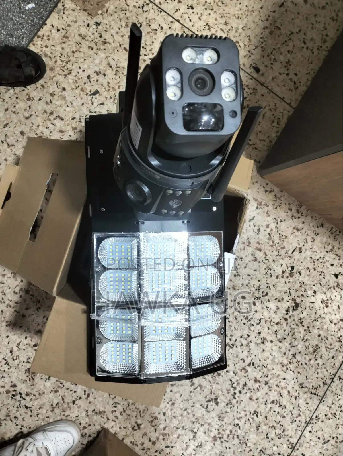 Dual Lense Solar Lighting Camera