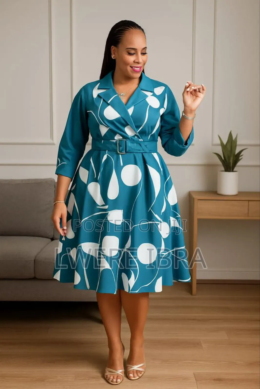 Black Round Doted Dresses