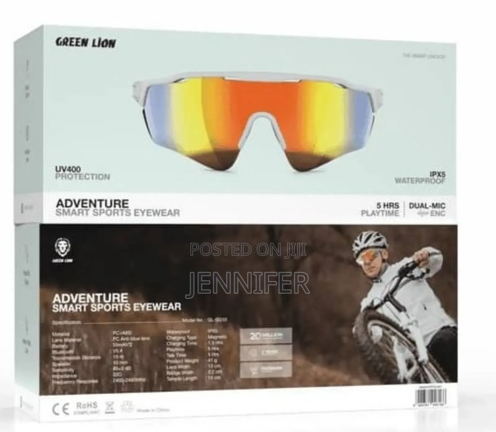 Green Lion Adventure Smart Sports Eyewear