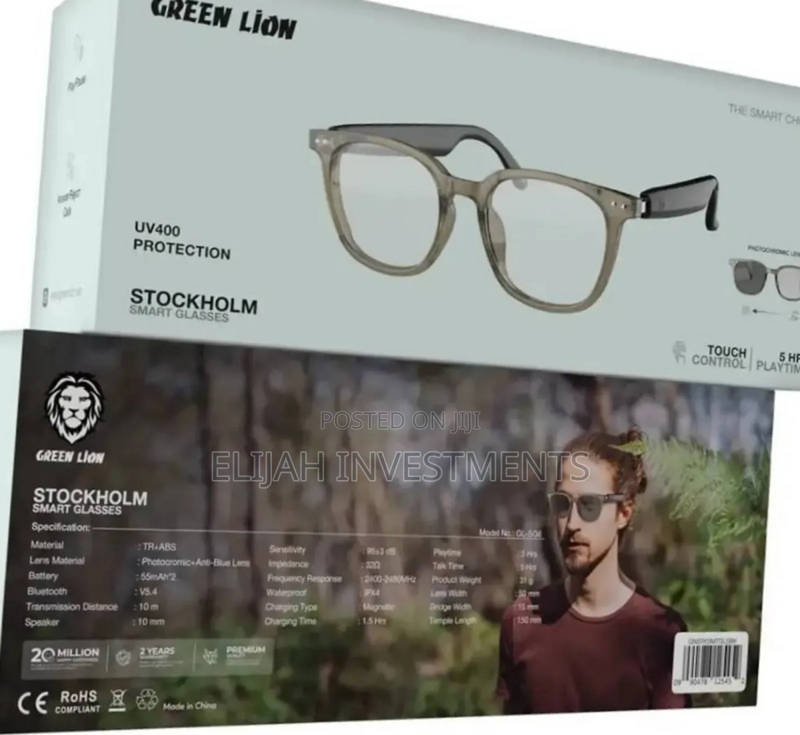 Green Lion Stockholm Smart Glasses