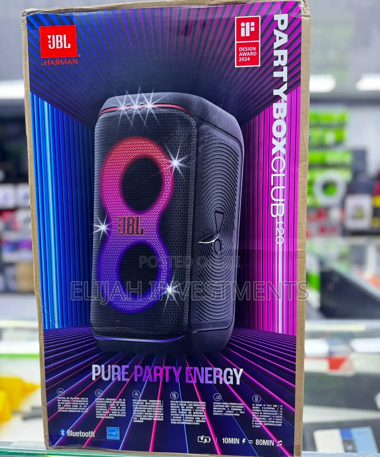 JBL Partybox Club 120 Bluetooth Speaker