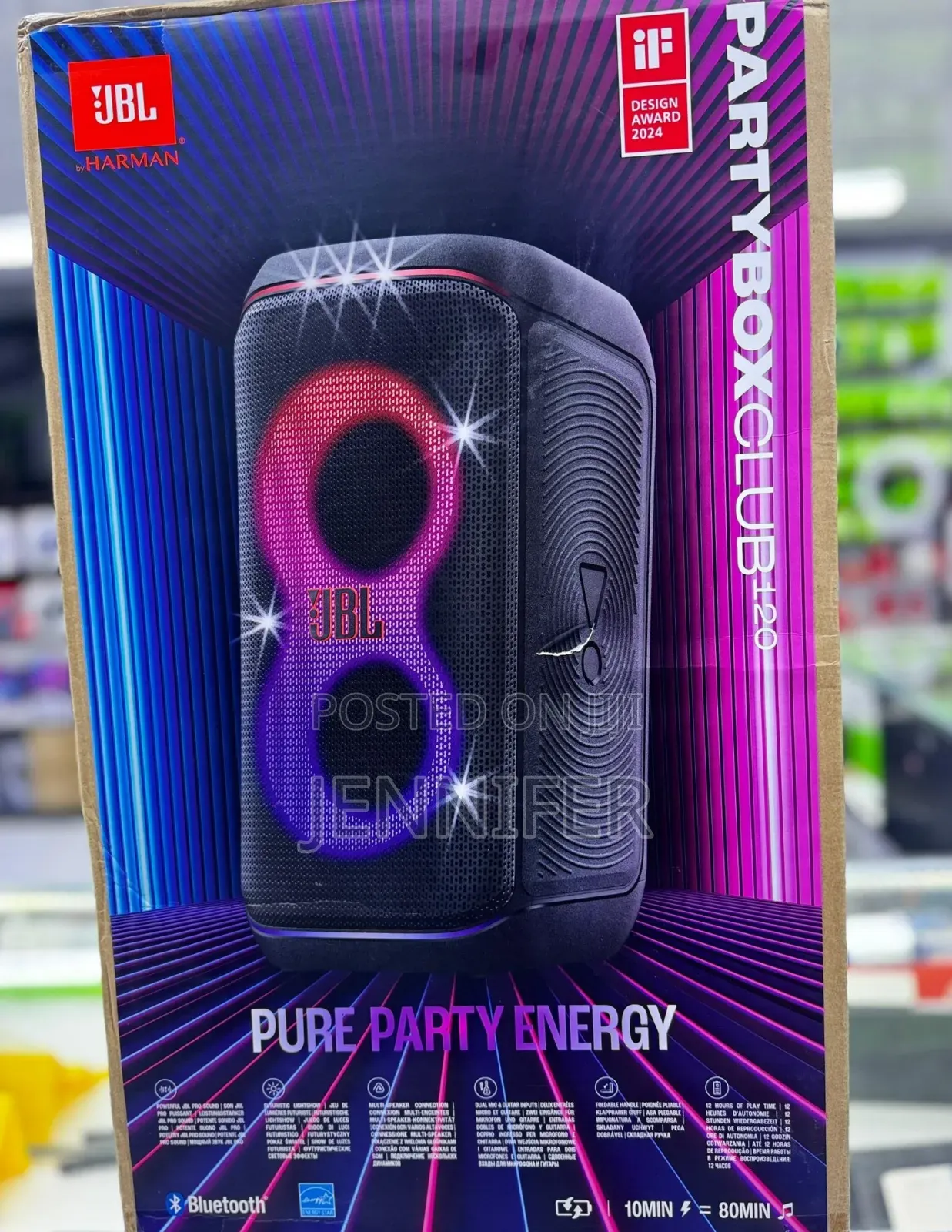 JBL Partybox Club 120 Bluetooth Speaker