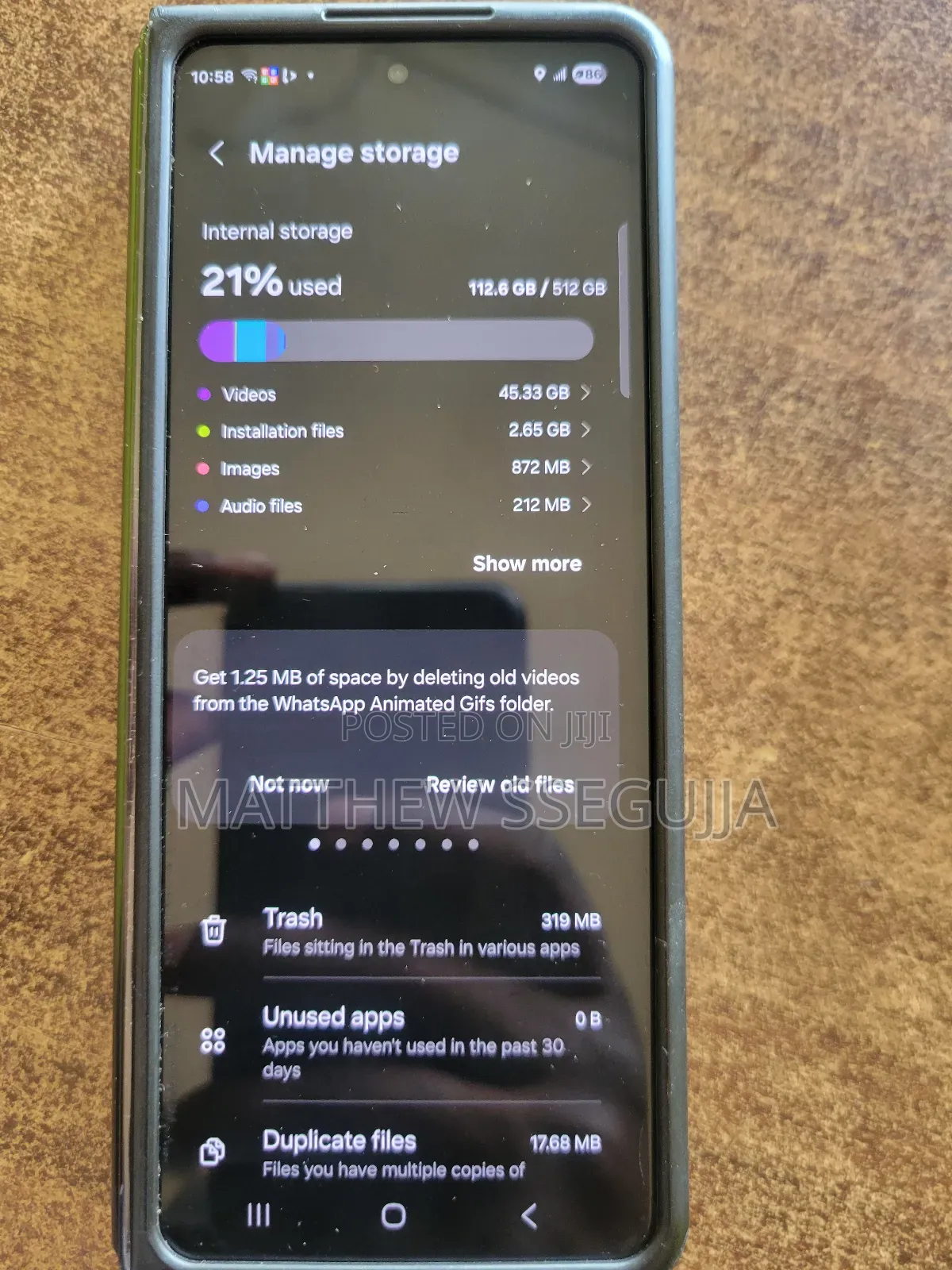 Samsung Galaxy Fold 512 GB Black