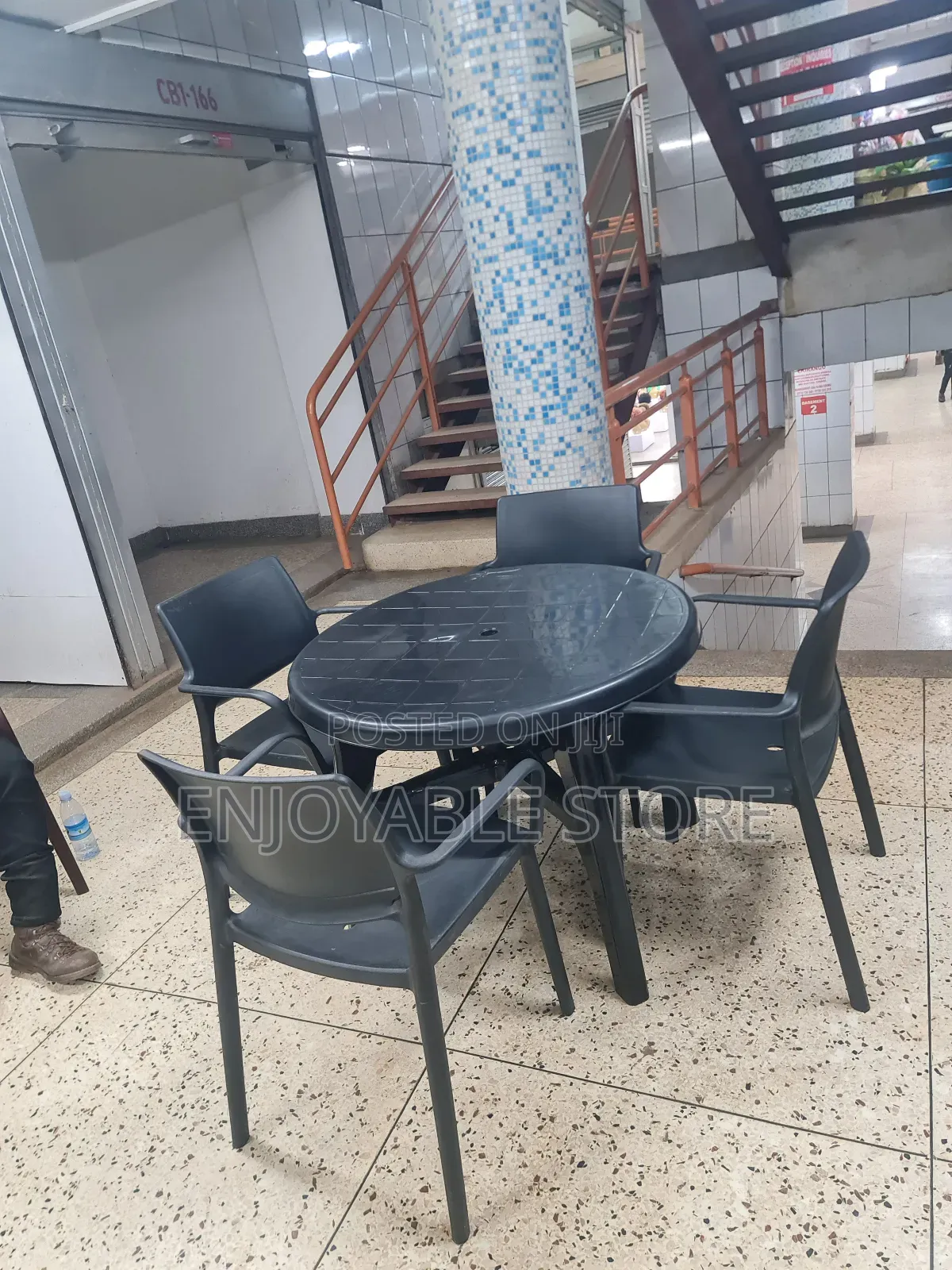 Stackable Dining Chairs and Table Set