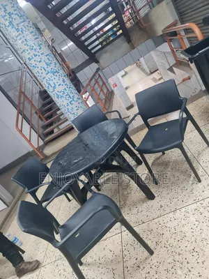 Stackable Dining Chairs and Table Set