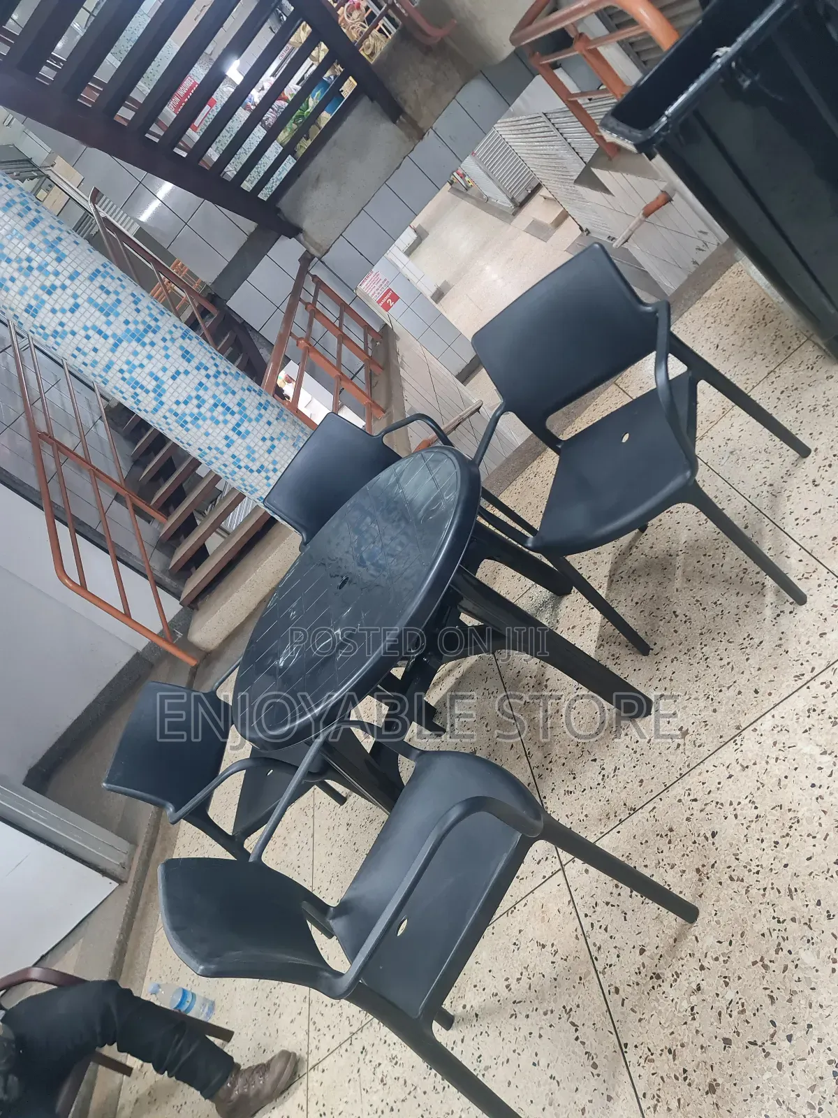 Stackable Dining Chairs and Table Set