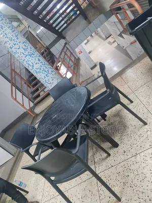 Stackable Dining Chairs and Table Set