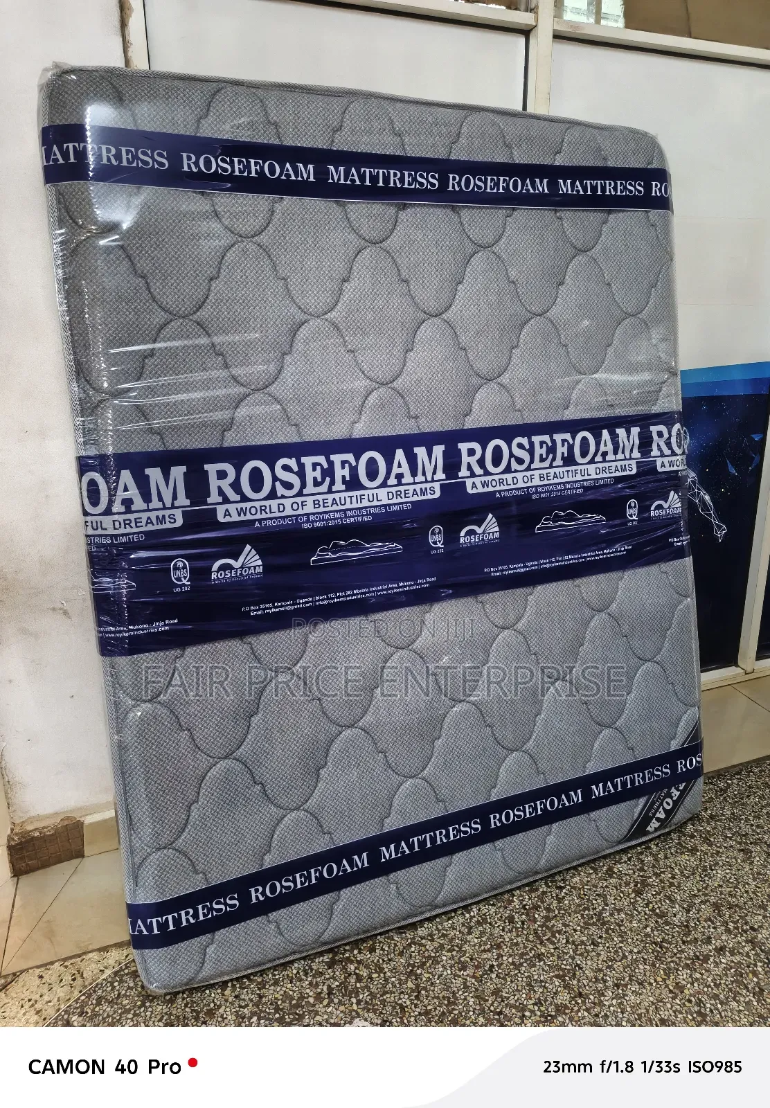 Rosefoam Mattress Orthopedic 5x6 By8 Inches