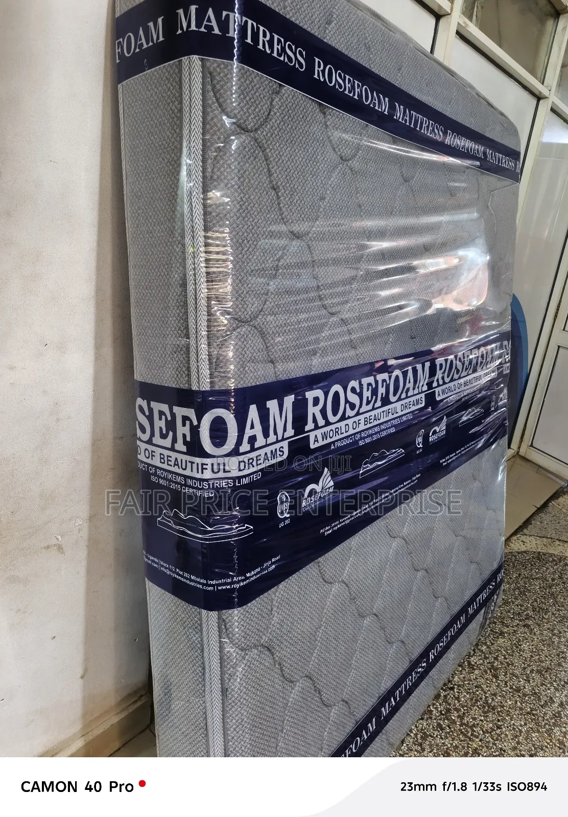 Rosefoam Mattress Orthopedic 5x6 By8 Inches