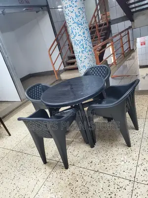 Sofa Chairs and Table Plastic Set