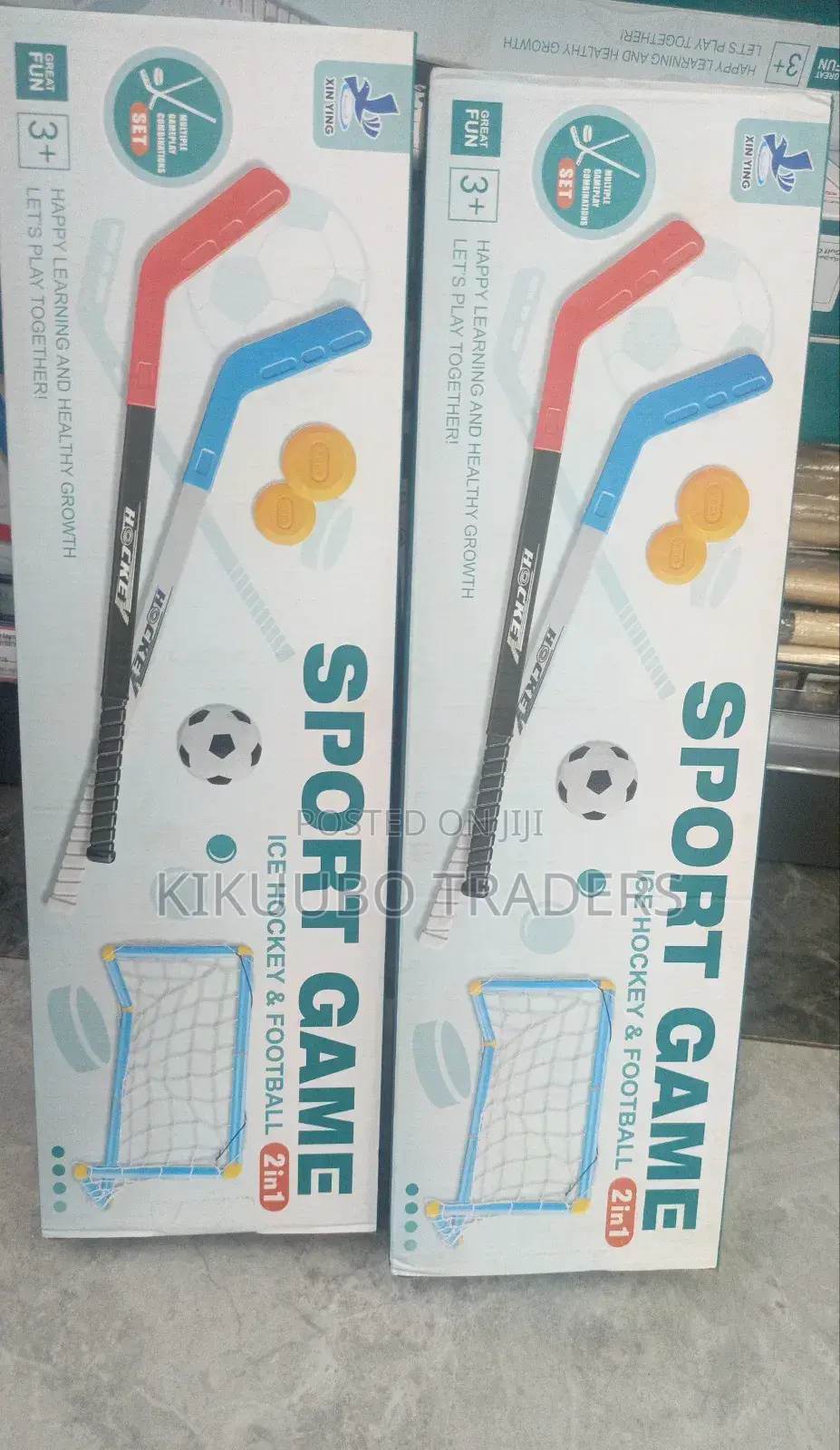 Kids Hockey and Soccer Set