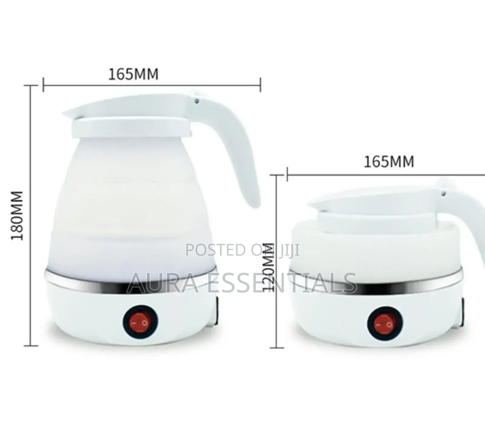 Silicon Foldable Electric Travel Kettle