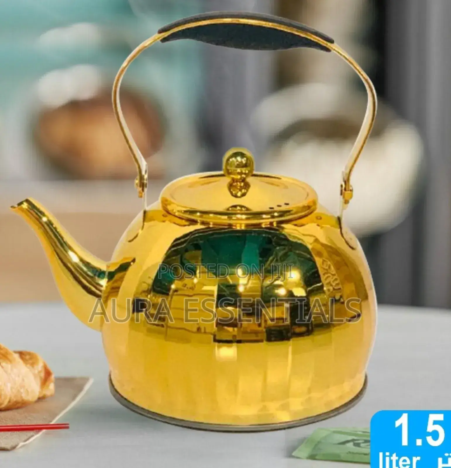 3l Gold Stainless Steel Kettle