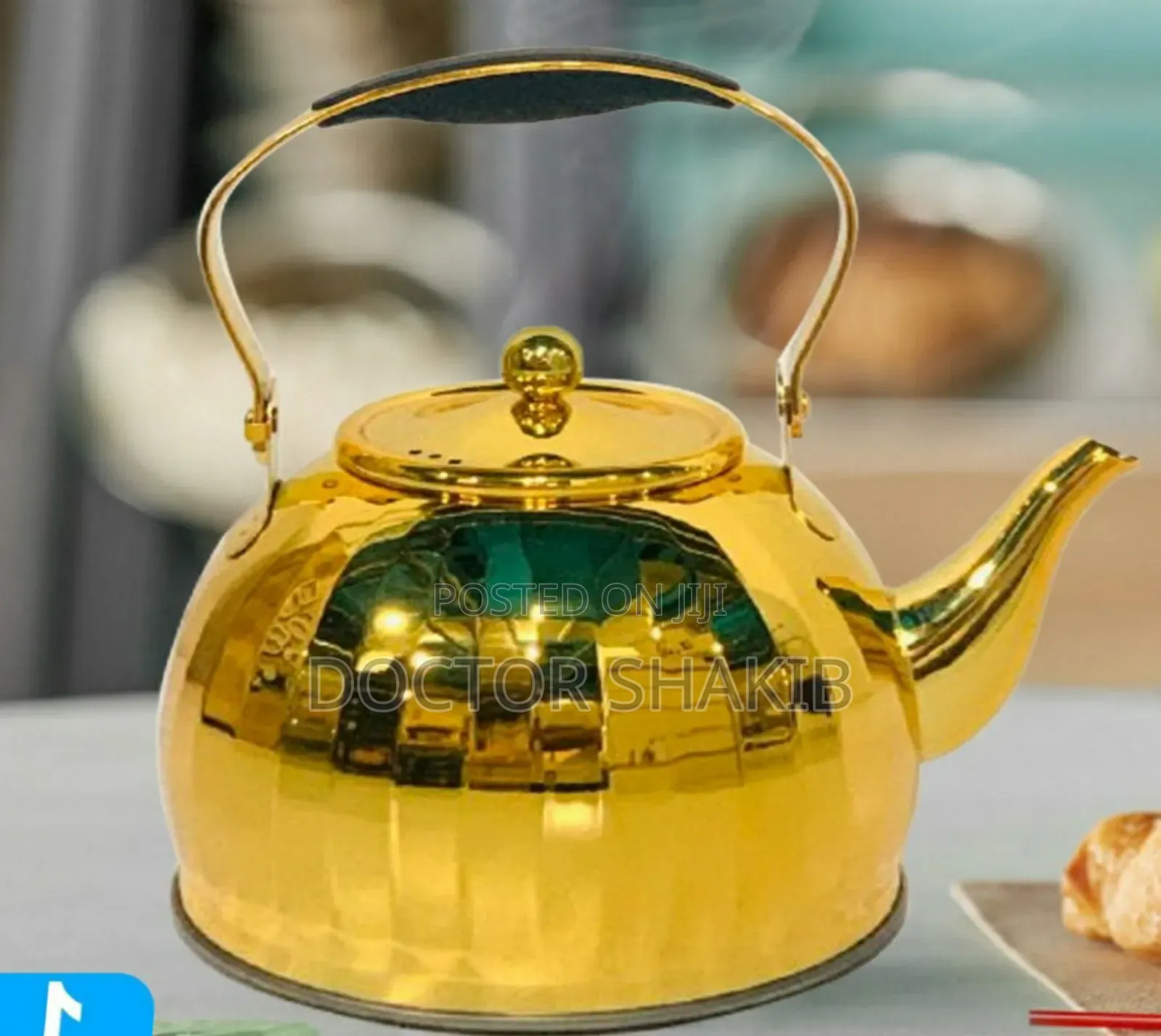 Luxurious 3l Gold Stainless Steel Kettle