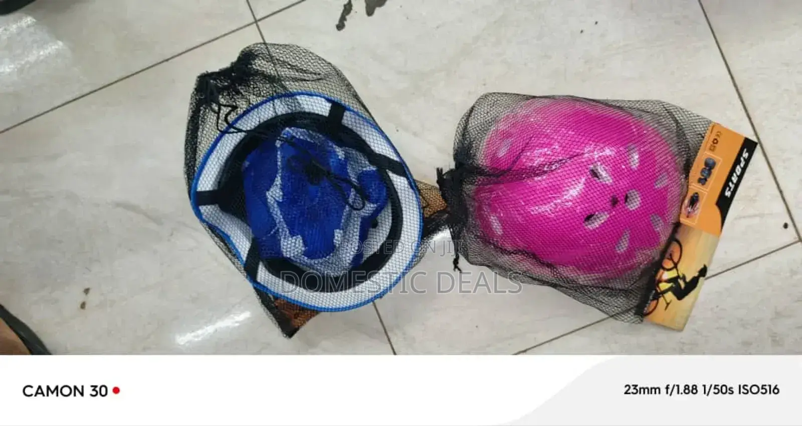 Kids Safety Bike Cyclist Helmet Set