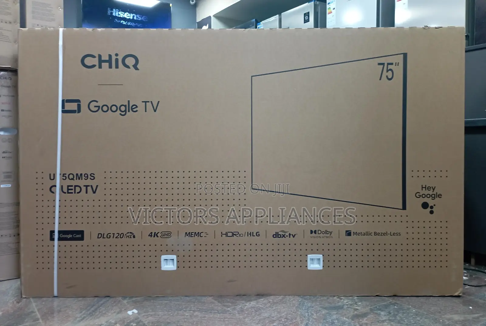 Chiq 75inches Google Smart Tv