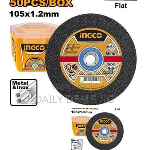 Ingco Abrasive Metal Cutting Disc Set 50pcs -Black