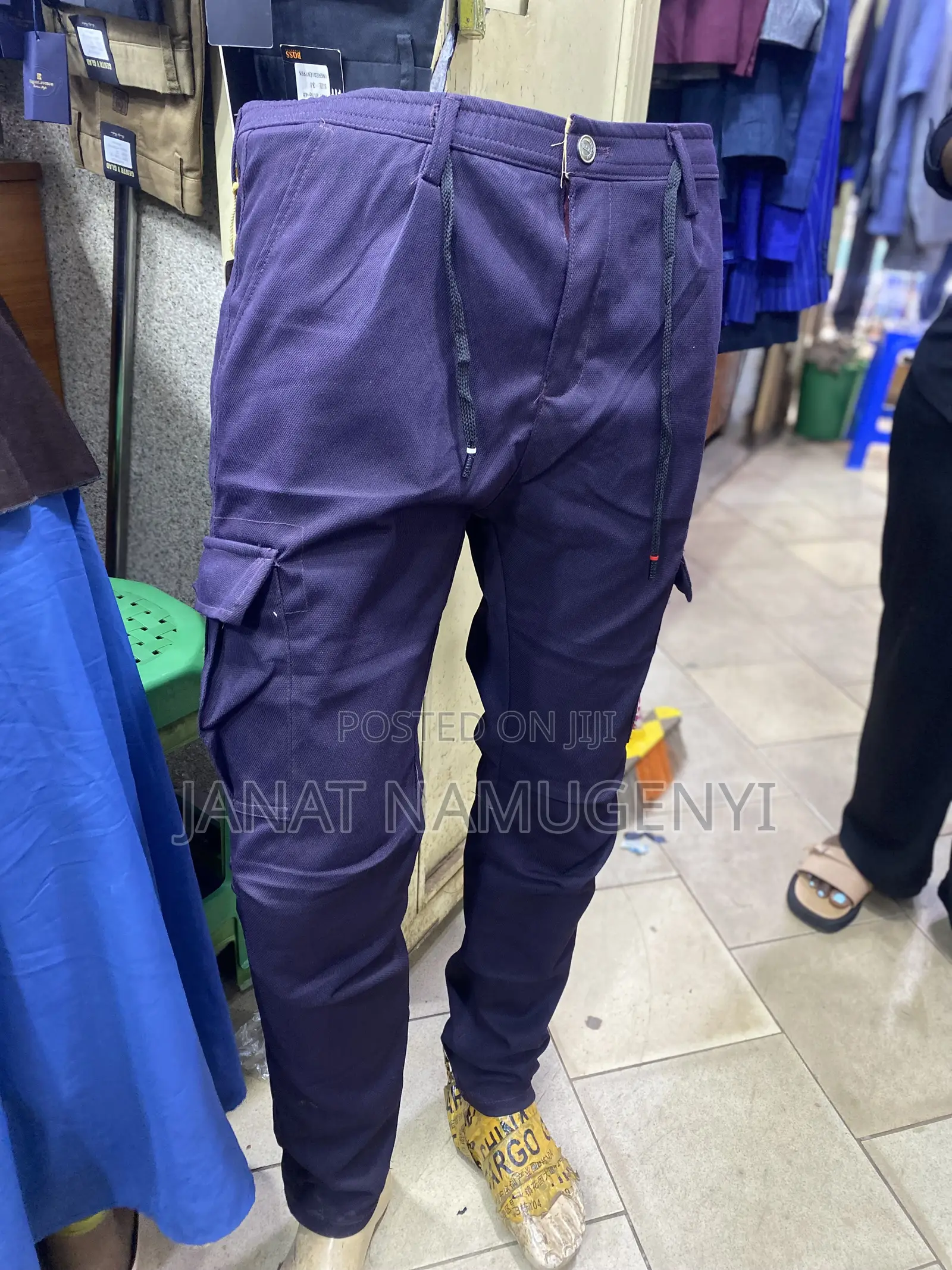 Pure Cotton Cargo Pants