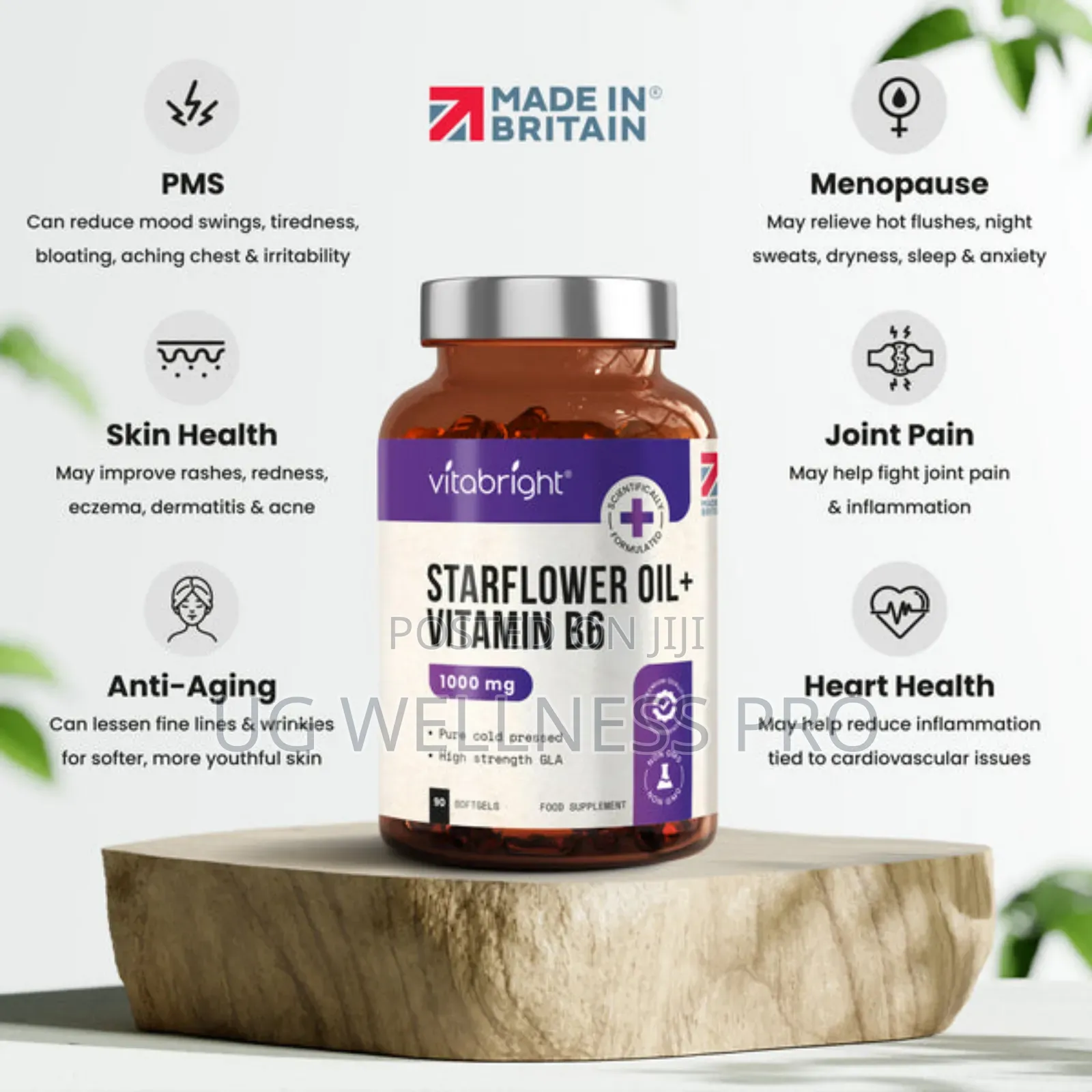 Vitabright Starflower Oil Capsules 3 Month Supply