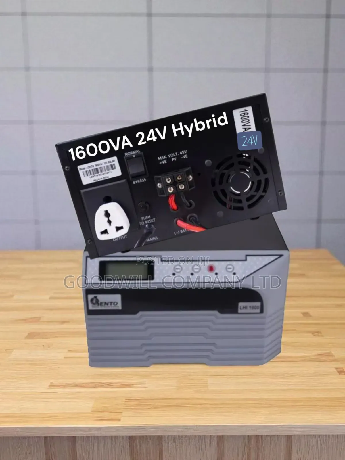 1600va 1500w 24volts Hybrid Solar Inverter Hometech