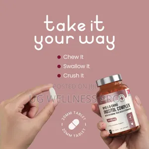 Vitabright Chewable Myo Inositol D Chiro Inositol 1 Month Supply