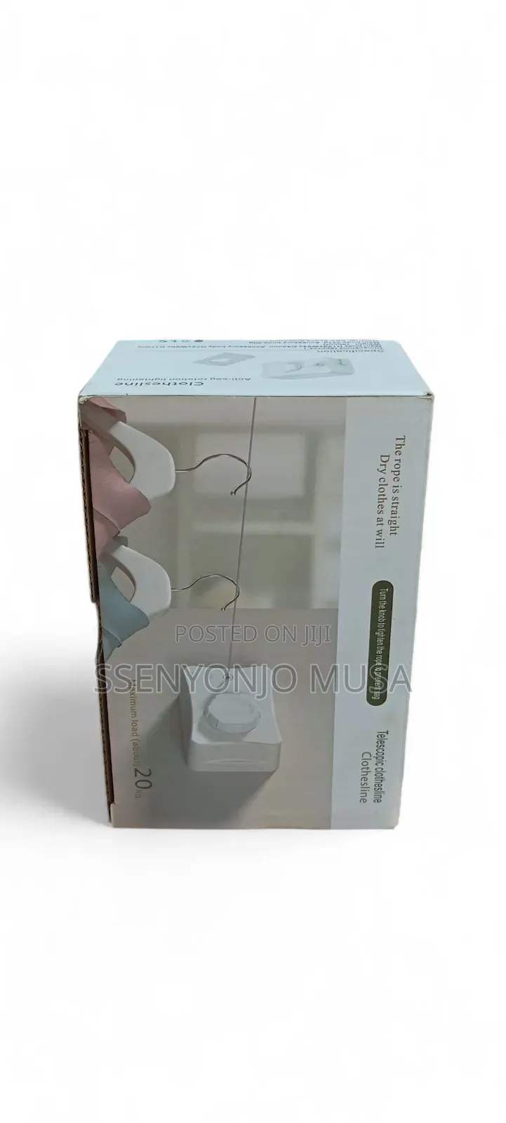 5.1m Retractable Clothesline –Wall Mounted Stainless Steel Drying Line