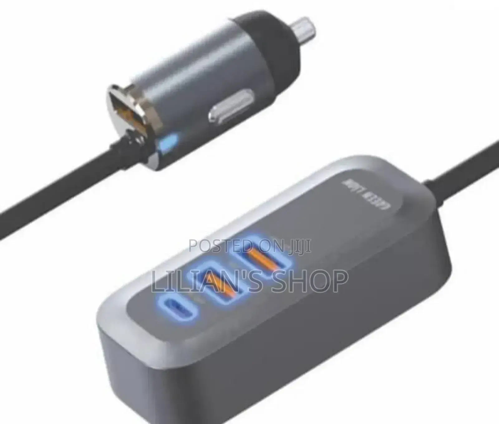 Green Lion Triple Qc Pd 100w Car Charger