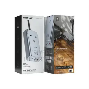 Green Lion 67w Gan Premium Ac Socket - Grey