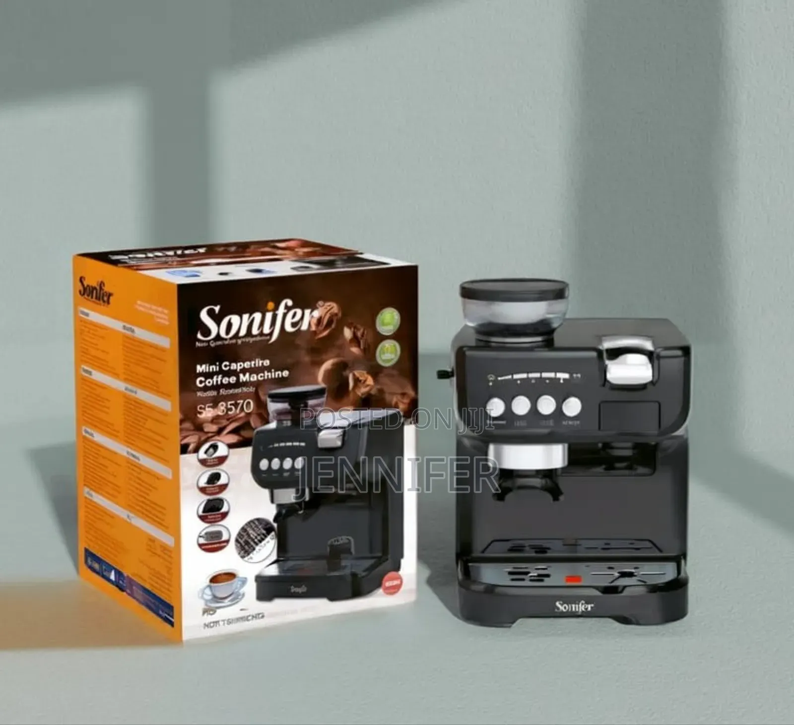 Sonifer Multi Capsule Coffee Machine With Grinding, Model Sf-3570.
