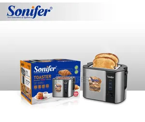 Sonifer 2 Slices Bread Toaster With Grill Rack