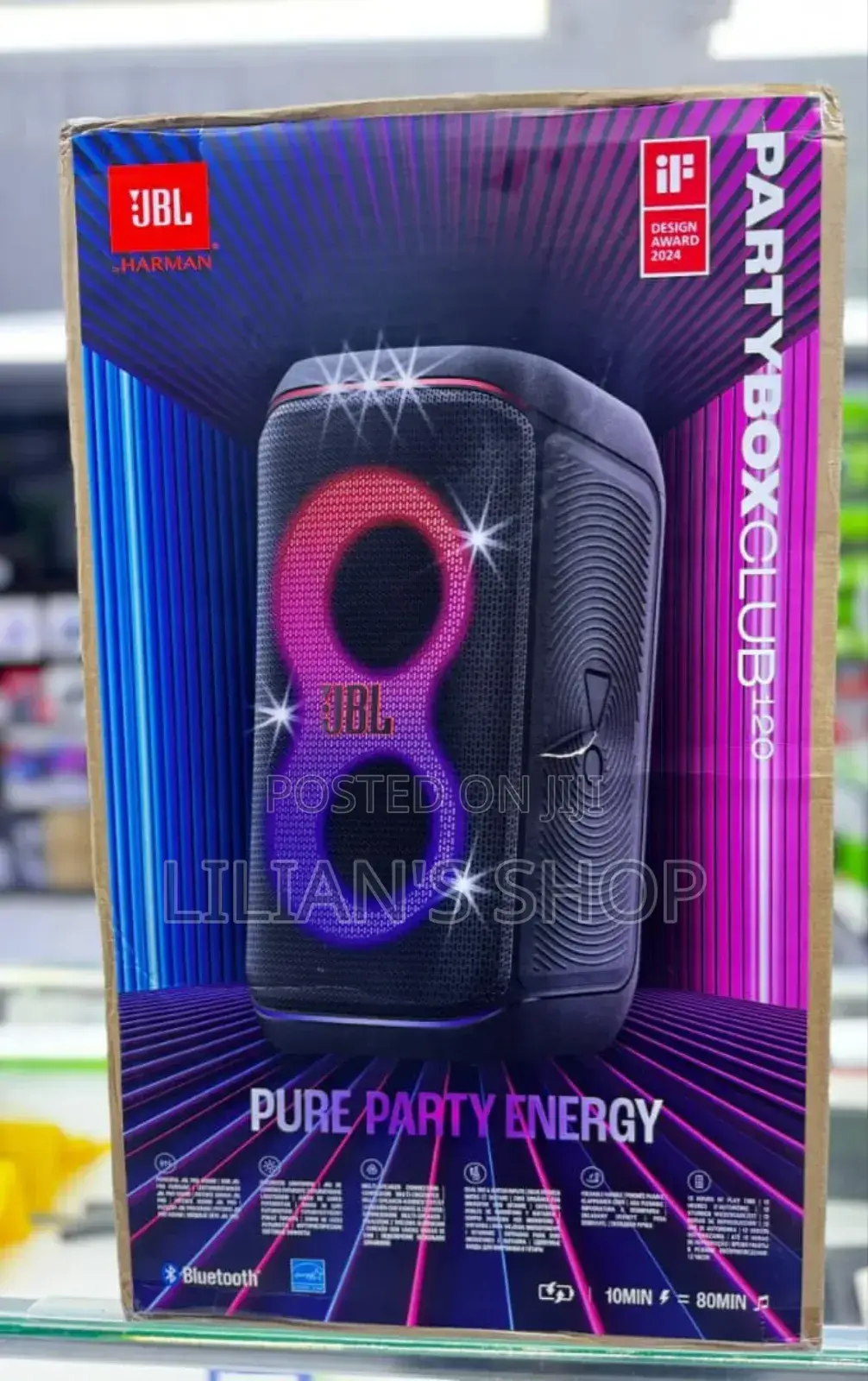 JBL Partybox Club 120 Bluetooth Speaker