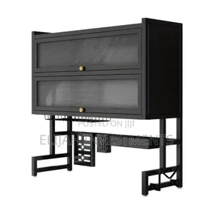 Dustproof Double Dish Cabinet Organiser Rack