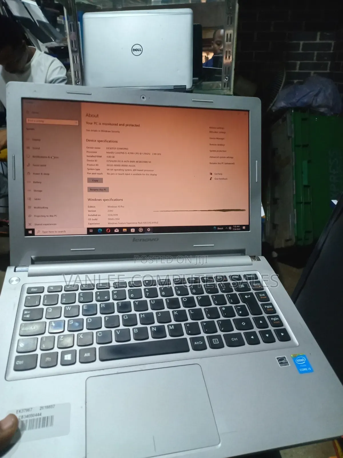 Laptop Lenovo 4GB Intel Core I3 HDD+SSD 320GB