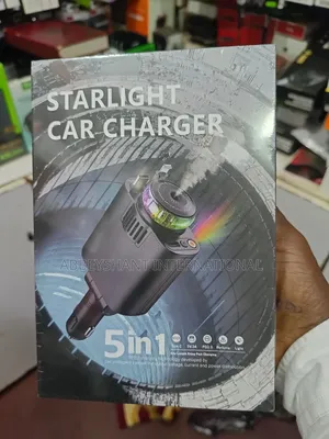 Aroma Car Charger 5 in 1 Humidifier Starlight Car Charger