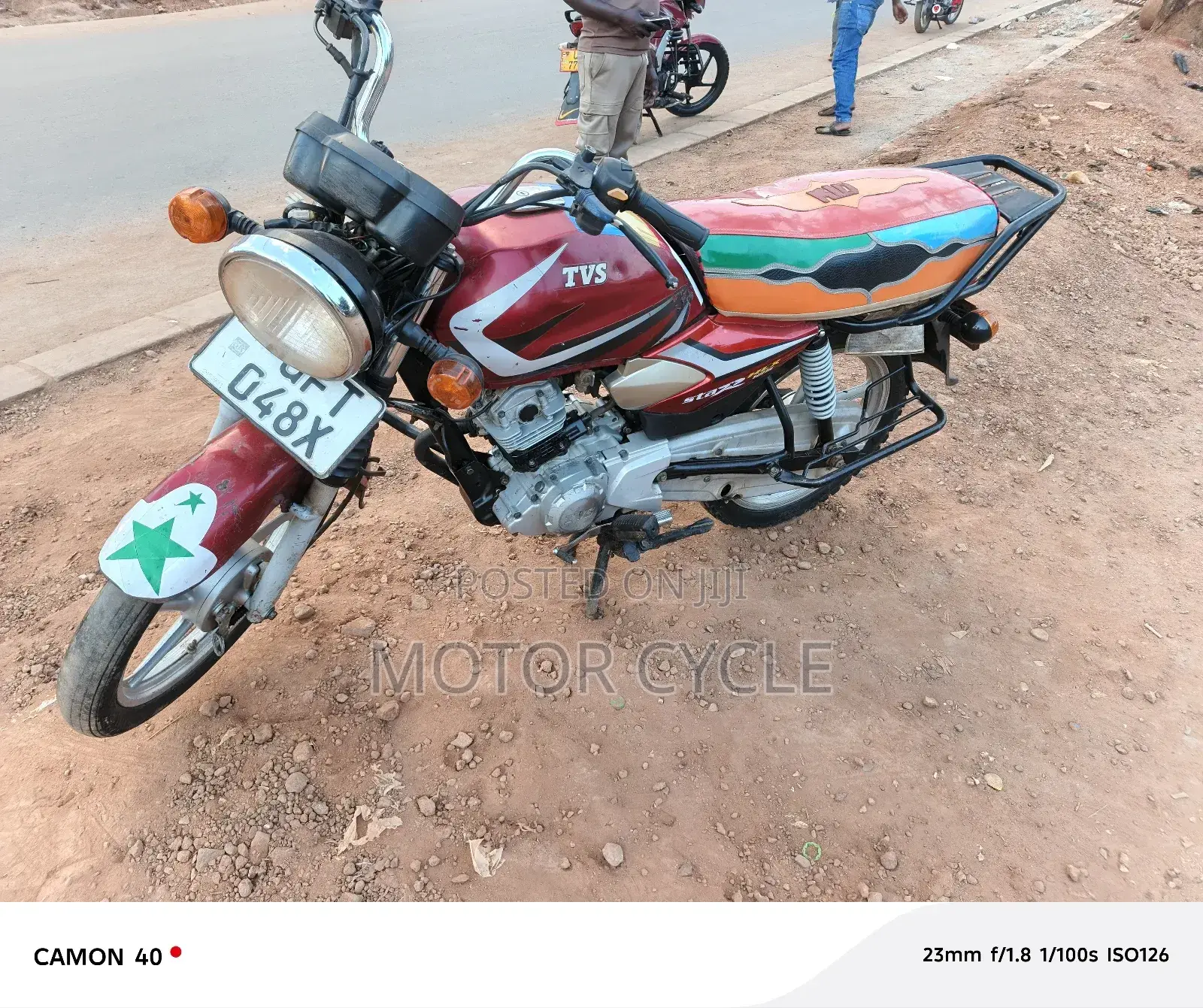 TVS HLX 125 2022 Red