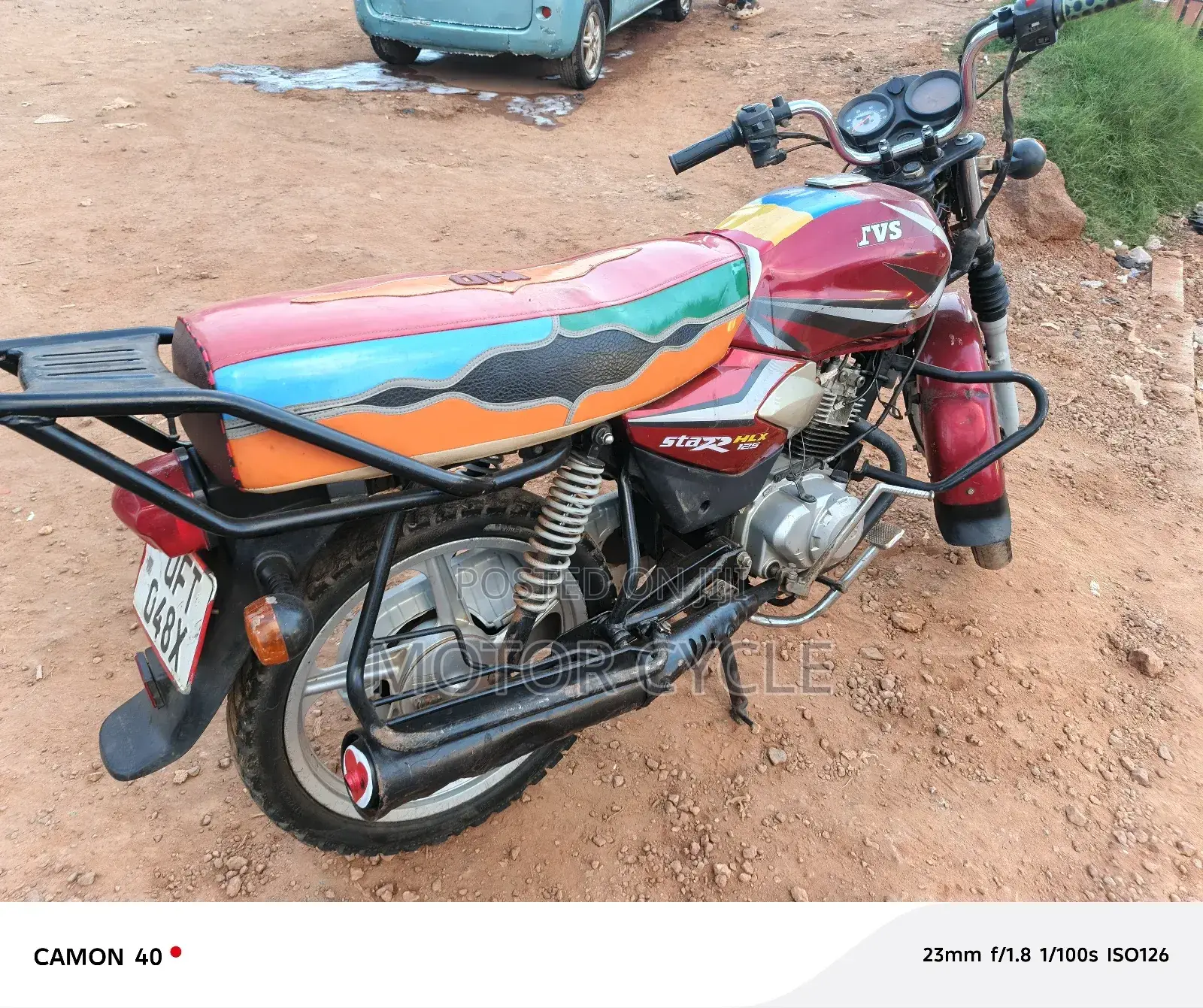 TVS HLX 125 2022 Red