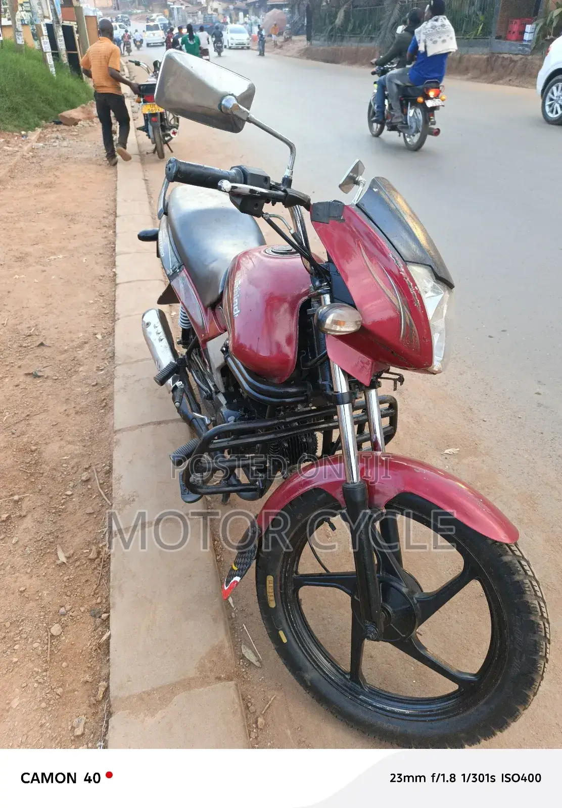 Mahindra Gusto 125 2016 Red