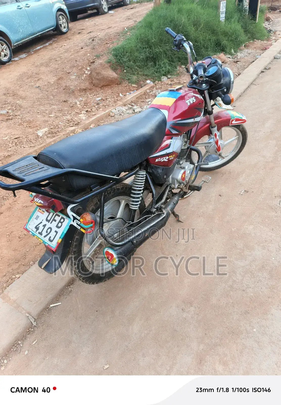 TVS HLX 125 2021 Red