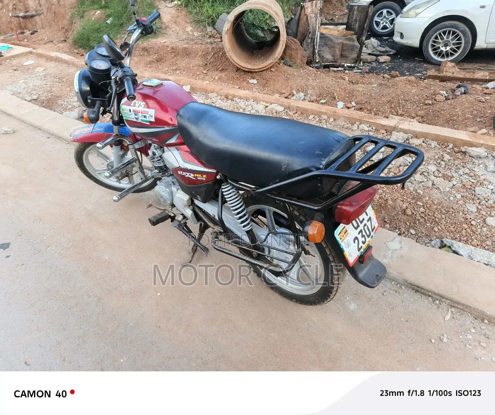 TVS HLX 125 2019 Red
