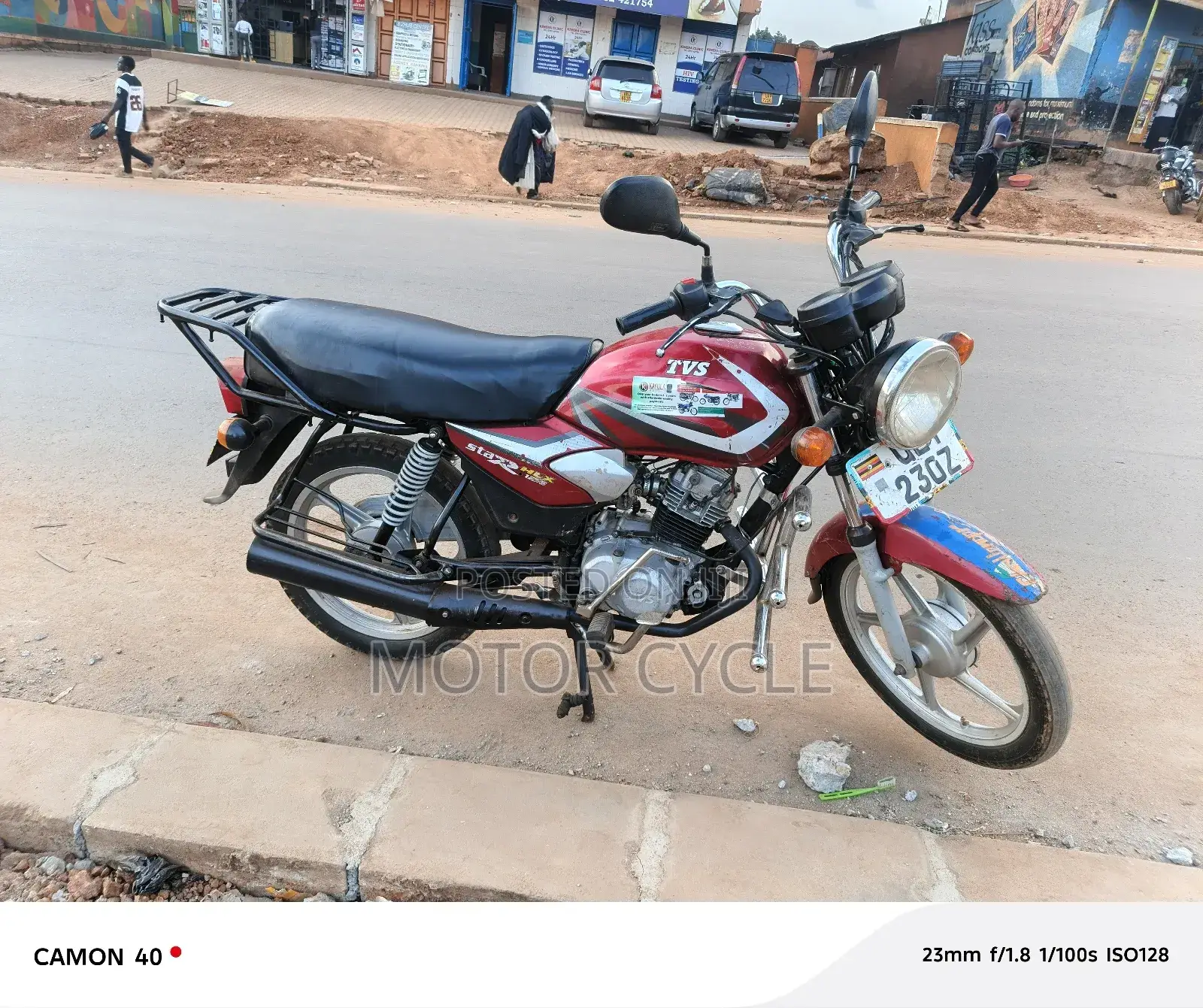 TVS HLX 125 2019 Red