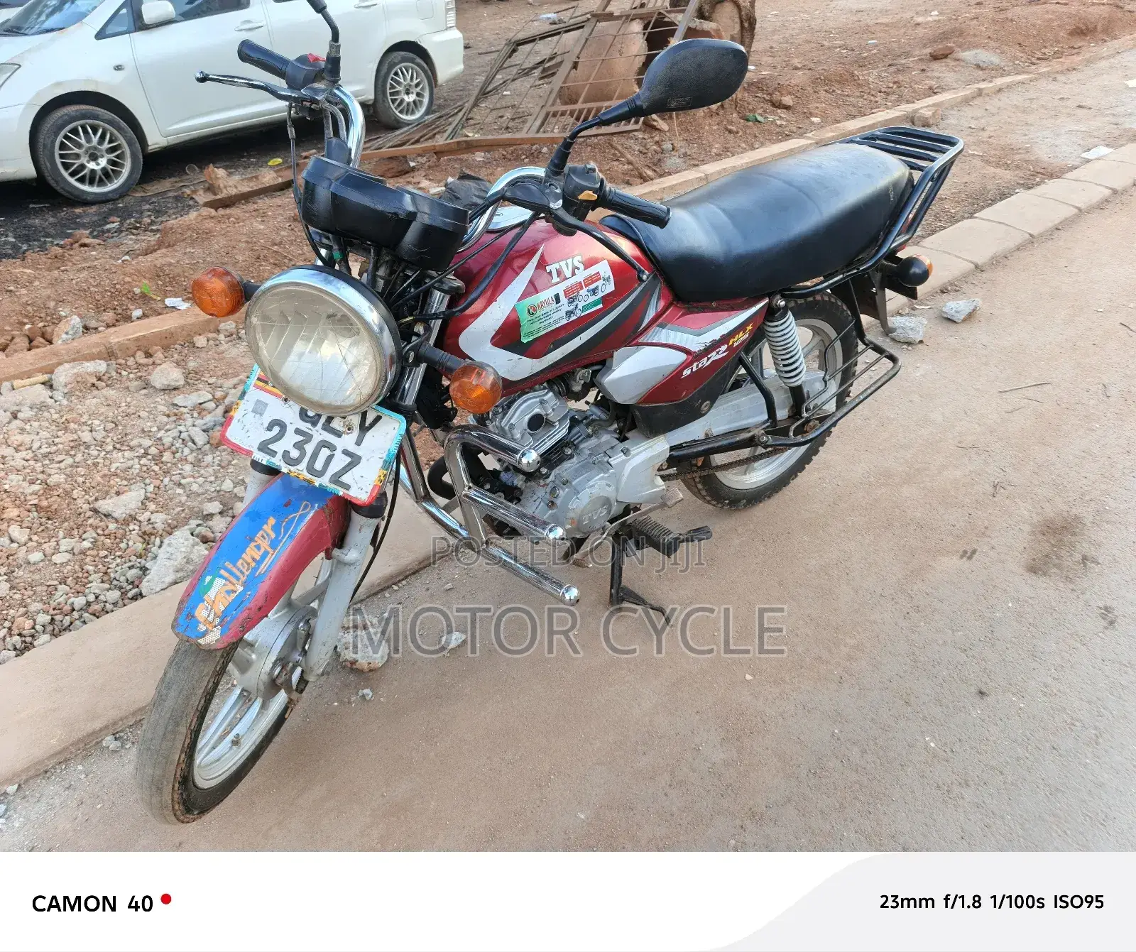 TVS HLX 125 2019 Red