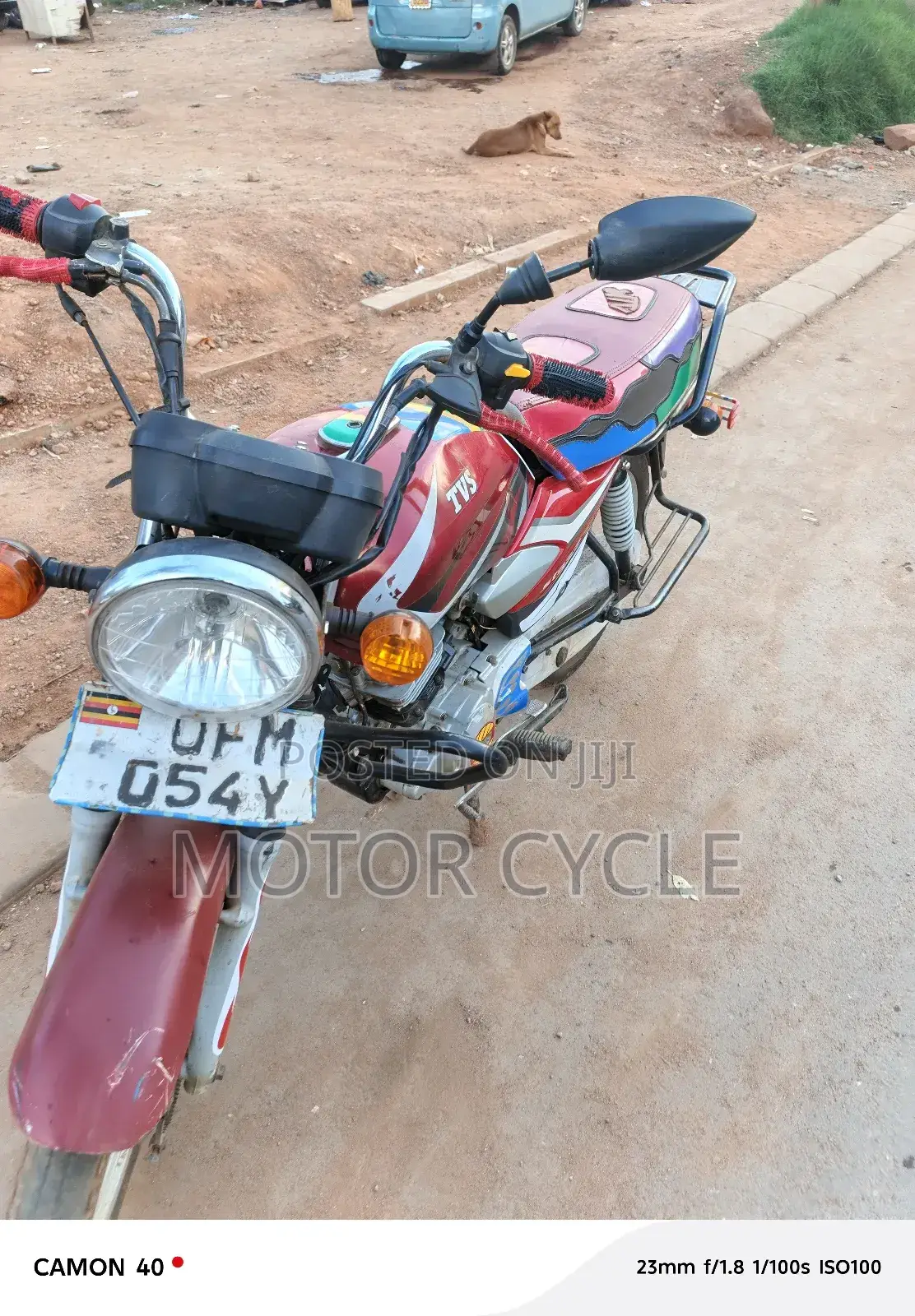 TVS HLX 125 2023 Red