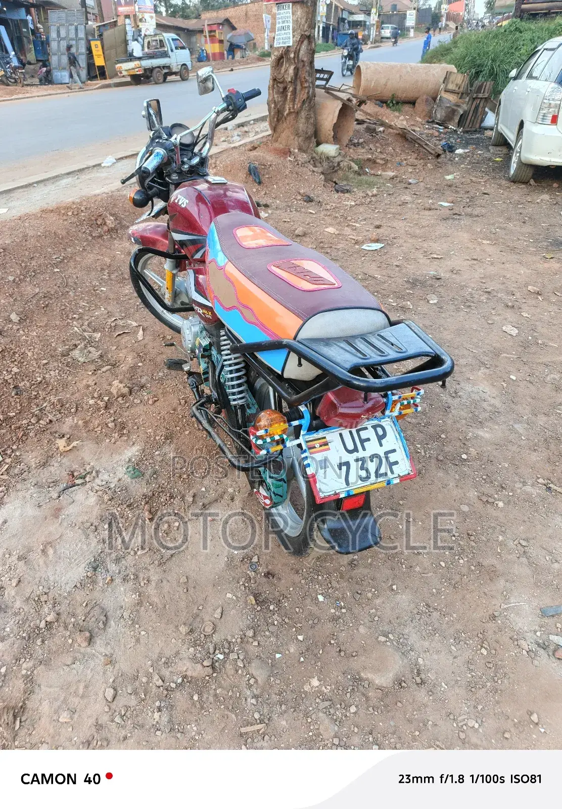 TVS HLX 125 2023 Red