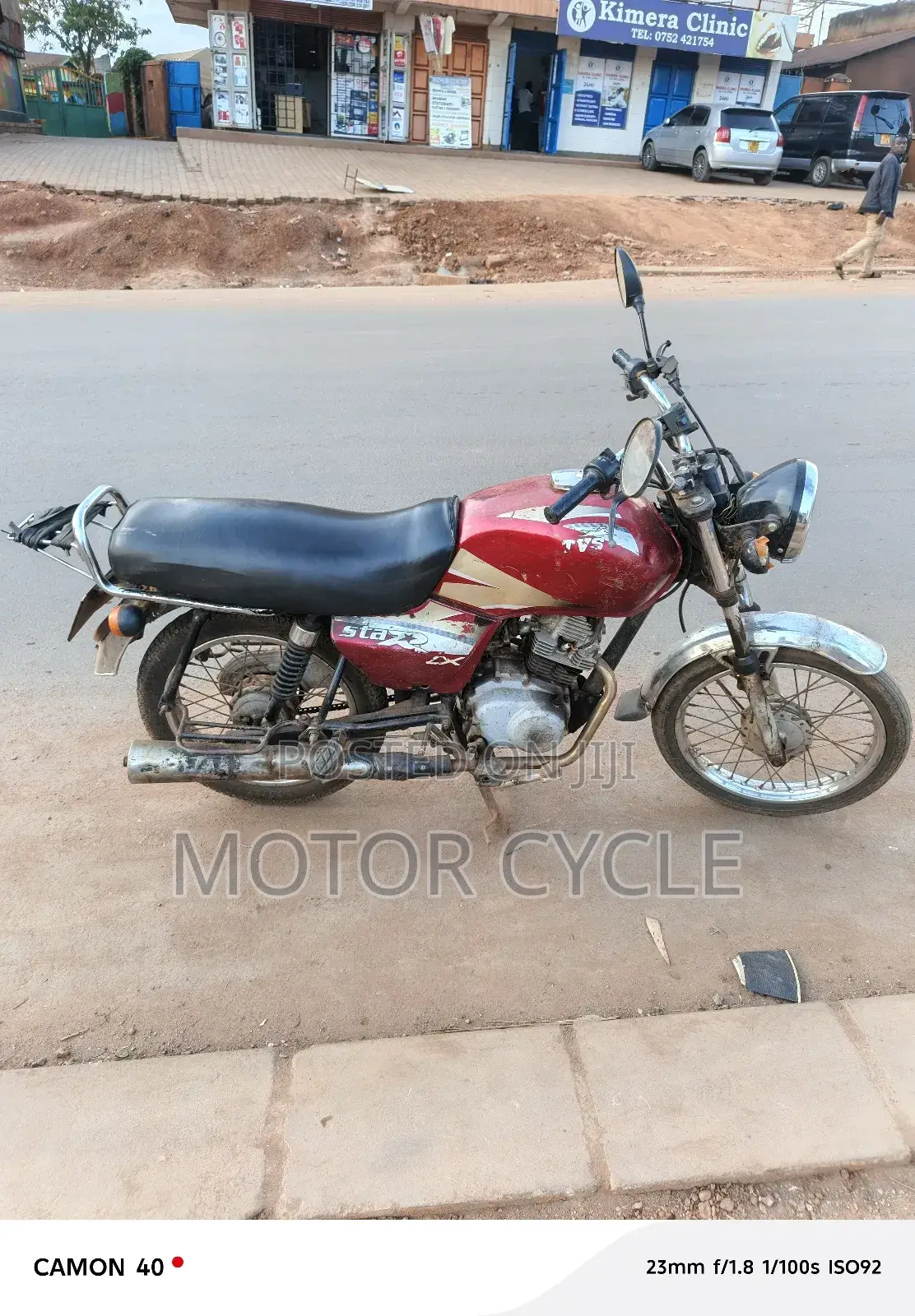 TVS XL 100 2016 Red