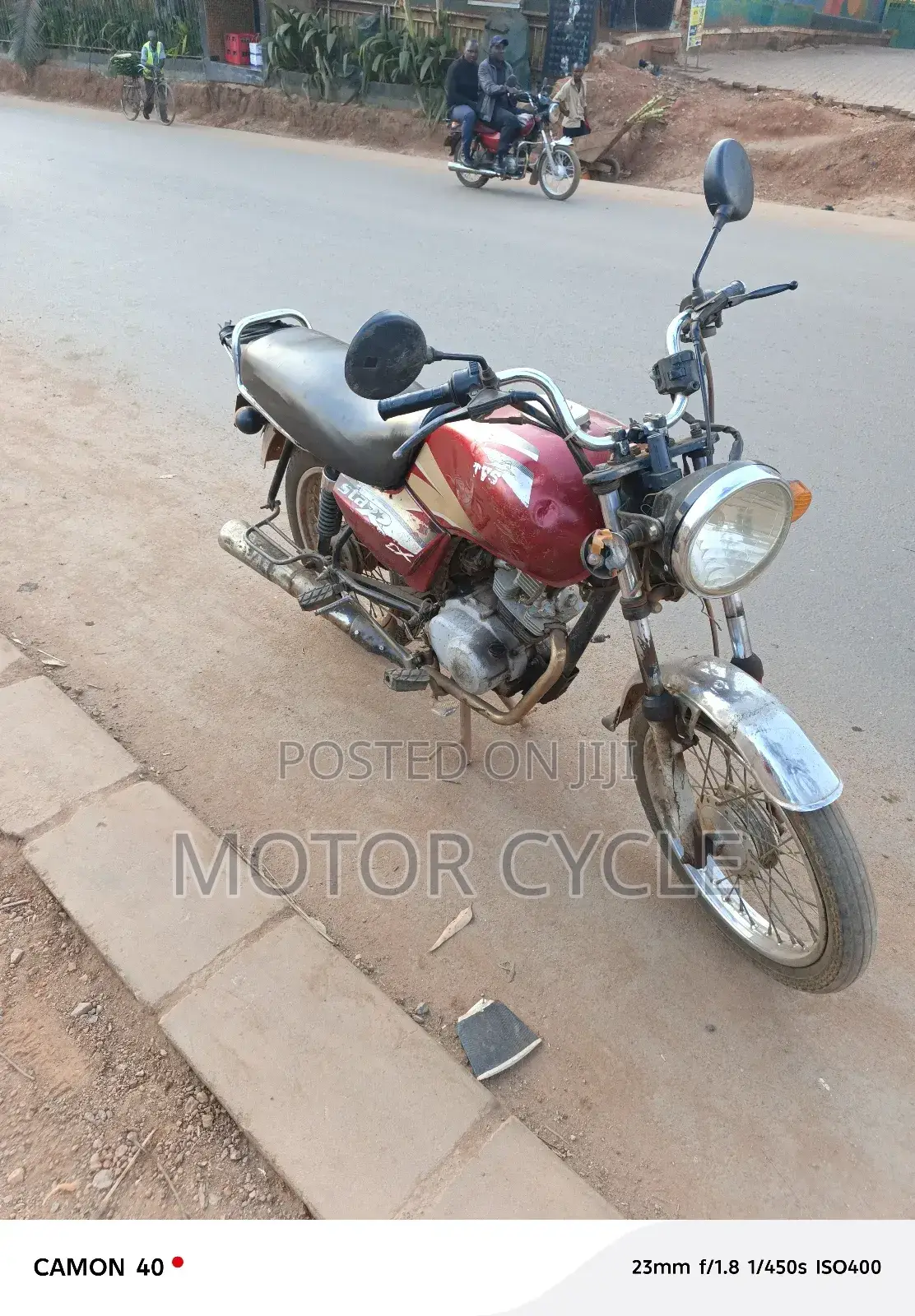 TVS XL 100 2016 Red