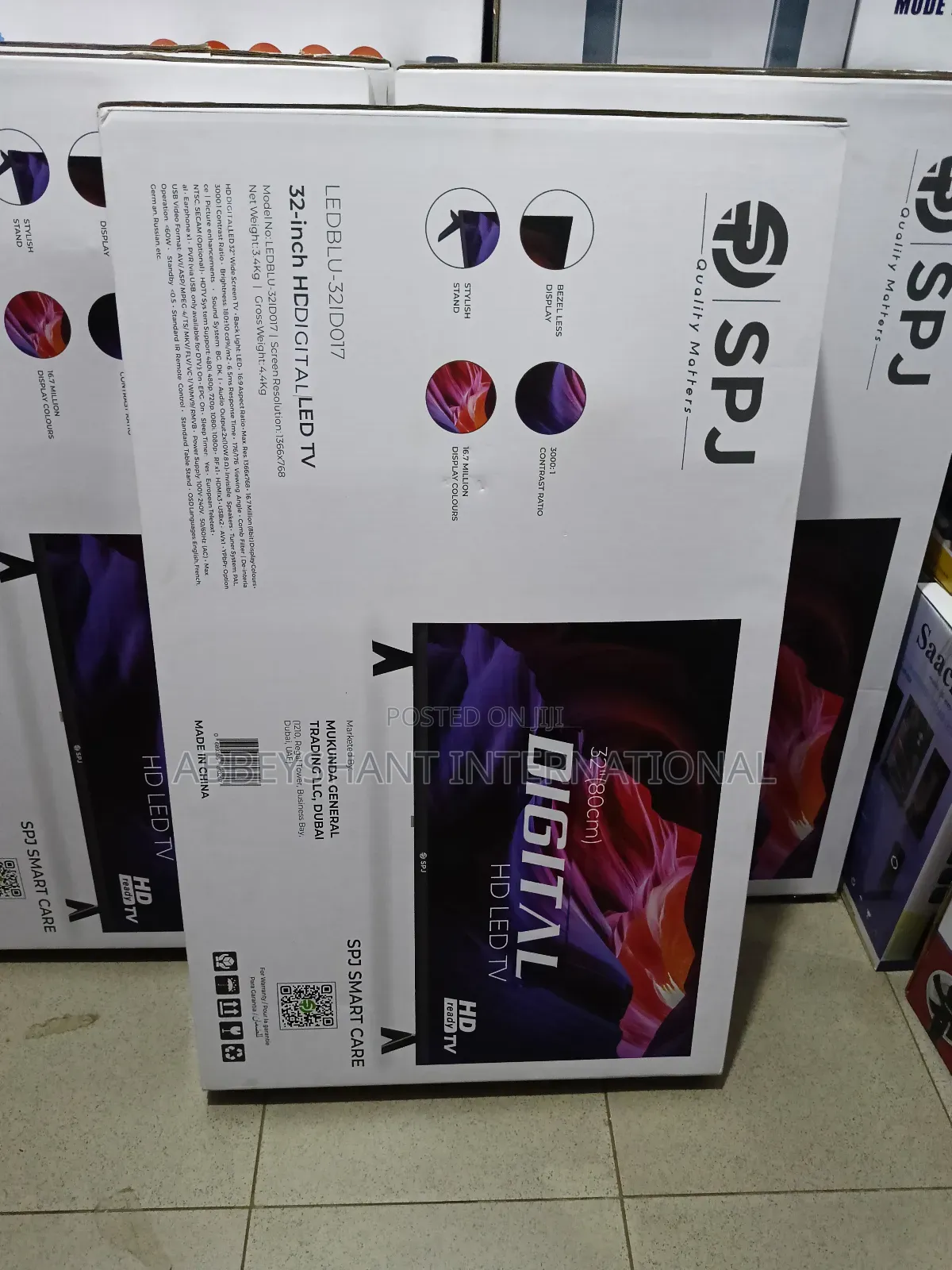 32 Inches Tv, SPJ Flat Screen 32 Inches Digital